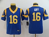 Youth Nike Rams 16 Jared Goff Royal Vapor Untouchable Limited Jersey,baseball caps,new era cap wholesale,wholesale hats
